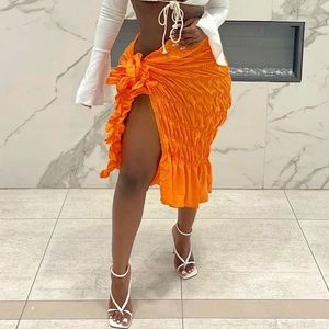 JENEEVALABEL Bora Bora Rushed Skirt